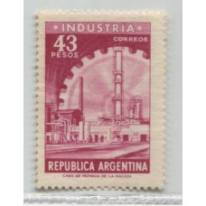 ARGENTINA 1965 GJ 1314 ESTAMPILLA NUEVA MINT GOMA TONALIZADA U$ 11